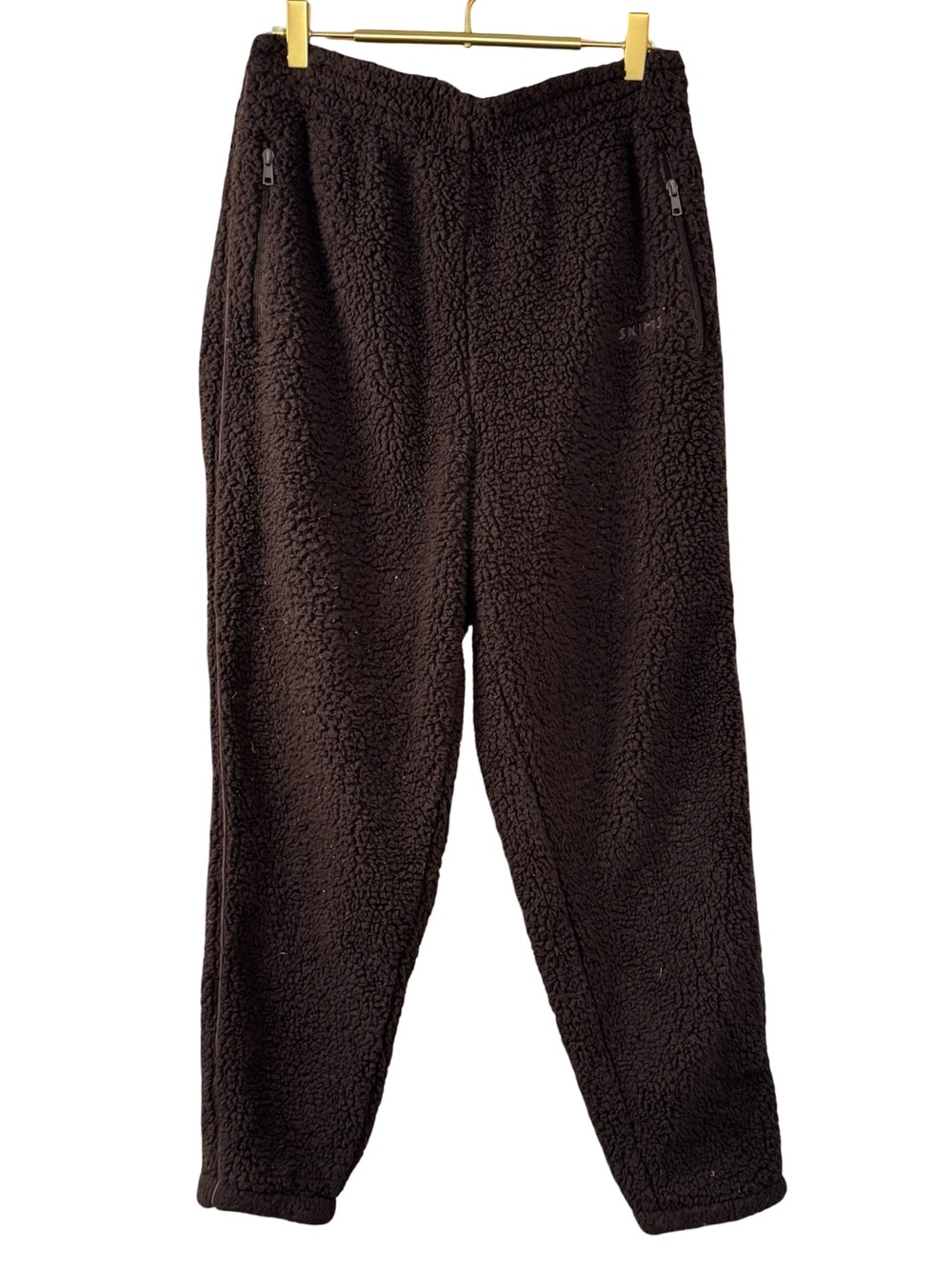 🐻🧸 SKIMS Dark‎ Brown Sherpa Joggers 🐻🧸